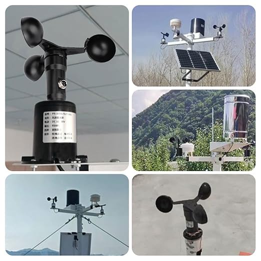 Sensore Del Vento Con Segnale A Impulsi, Anemometro Digitale, Uscita In Lega Di Alluminio, Velocità