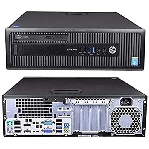 Windows 11 HP 800 G1 SFF Intel Core i5-4570 Desktop PC Computer – 16GB DDR3-512GB SSD – 300Mbps Wi-Fi (Renewed)