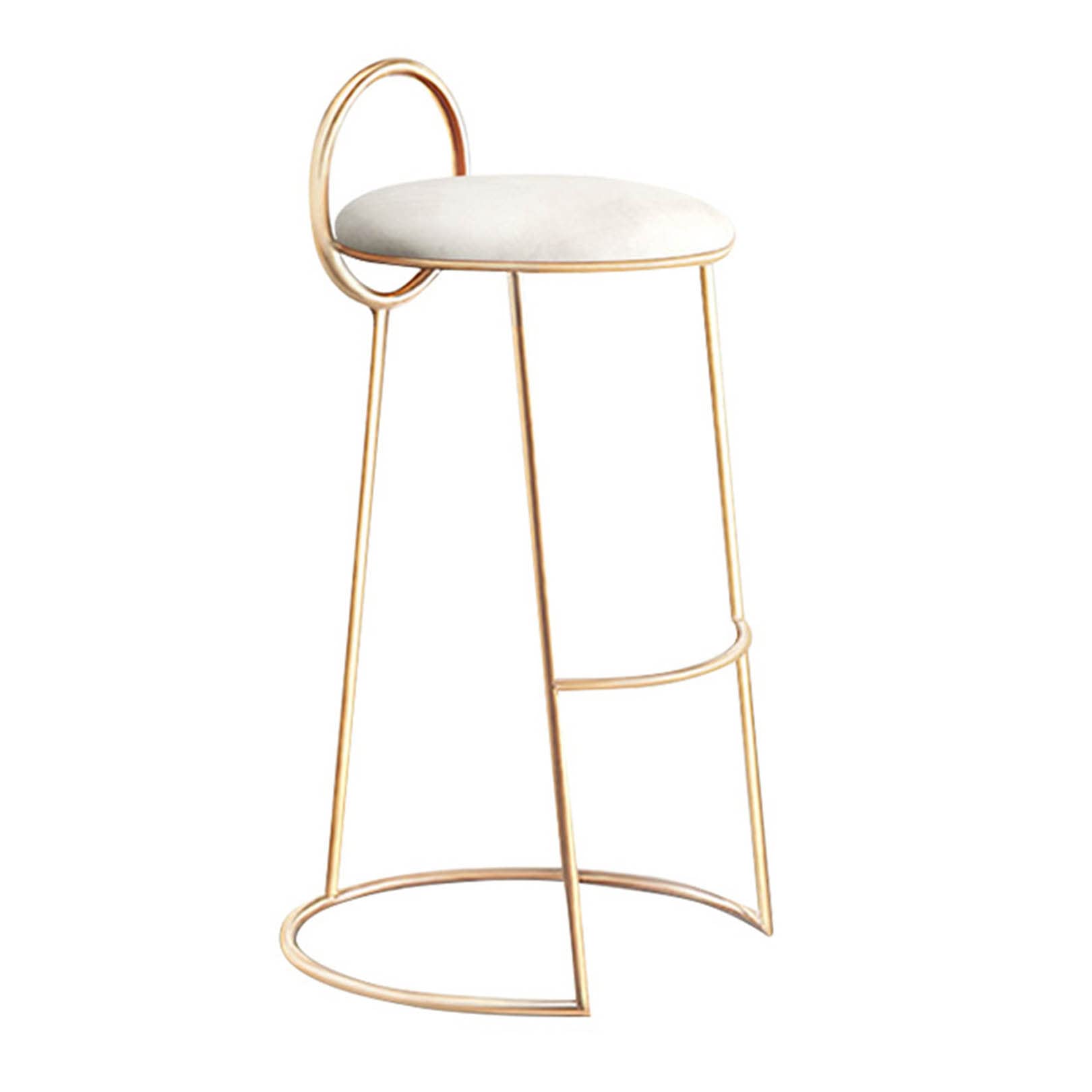Chaise tapissée avec dossier ergonomique et grand repose-pieds