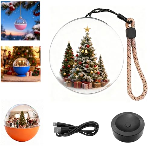 Christmas Memory Orb - Personalized 3D Crystal Ball Video Player