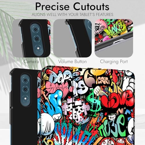 Image of Robustrion Cover Case for Lenovo Yoga Tab Plus 12.7 inch Cover, Trifold Cover Case for Lenovo Yoga Tab Plus Cover 12.7 inch [Auto Sleep Wake Support] - Hippy