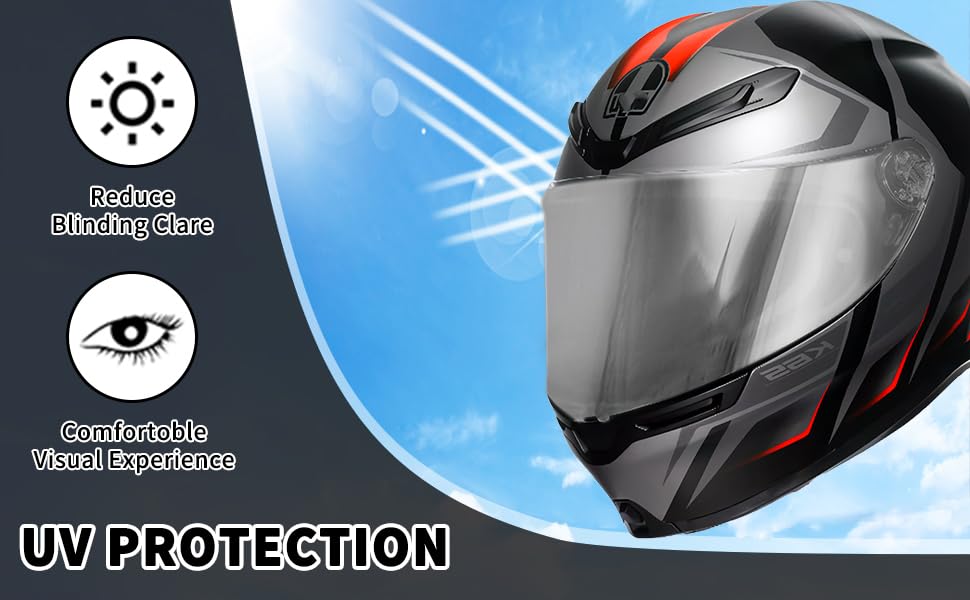 Image of AGV K6 and K6S Visor (Bright silver color)