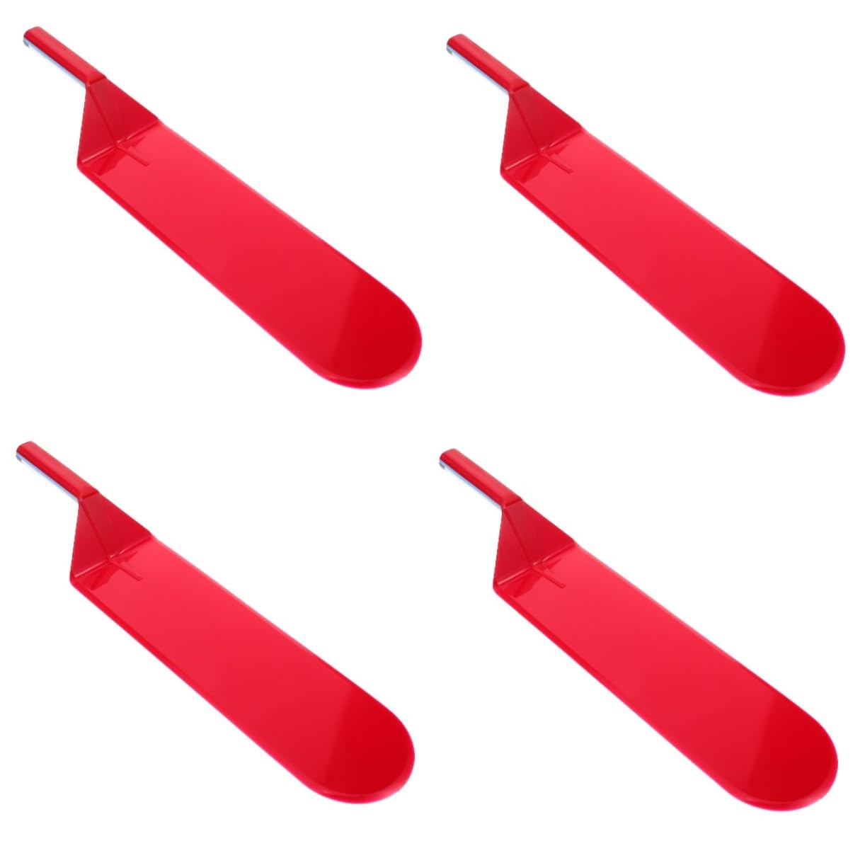 Abaodam 4 Pz Pala Per Carte Da Gioco Pala Da Scrivania Pala Per Schede Desktop Pala Per Carte Da Poker Per Uso Domestico Rivenditore Di Carte Resistente All'usura Rosy Plastica