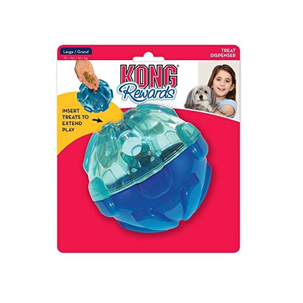 KONG – Rewards Ball – Ultra Durable Interactive Treat Dispensing Dog Toy – for Large Dogs KONG – Rewards Ball – Ultra Durable Interactive Treat Dispensing Dog Toy – for Large Dogs