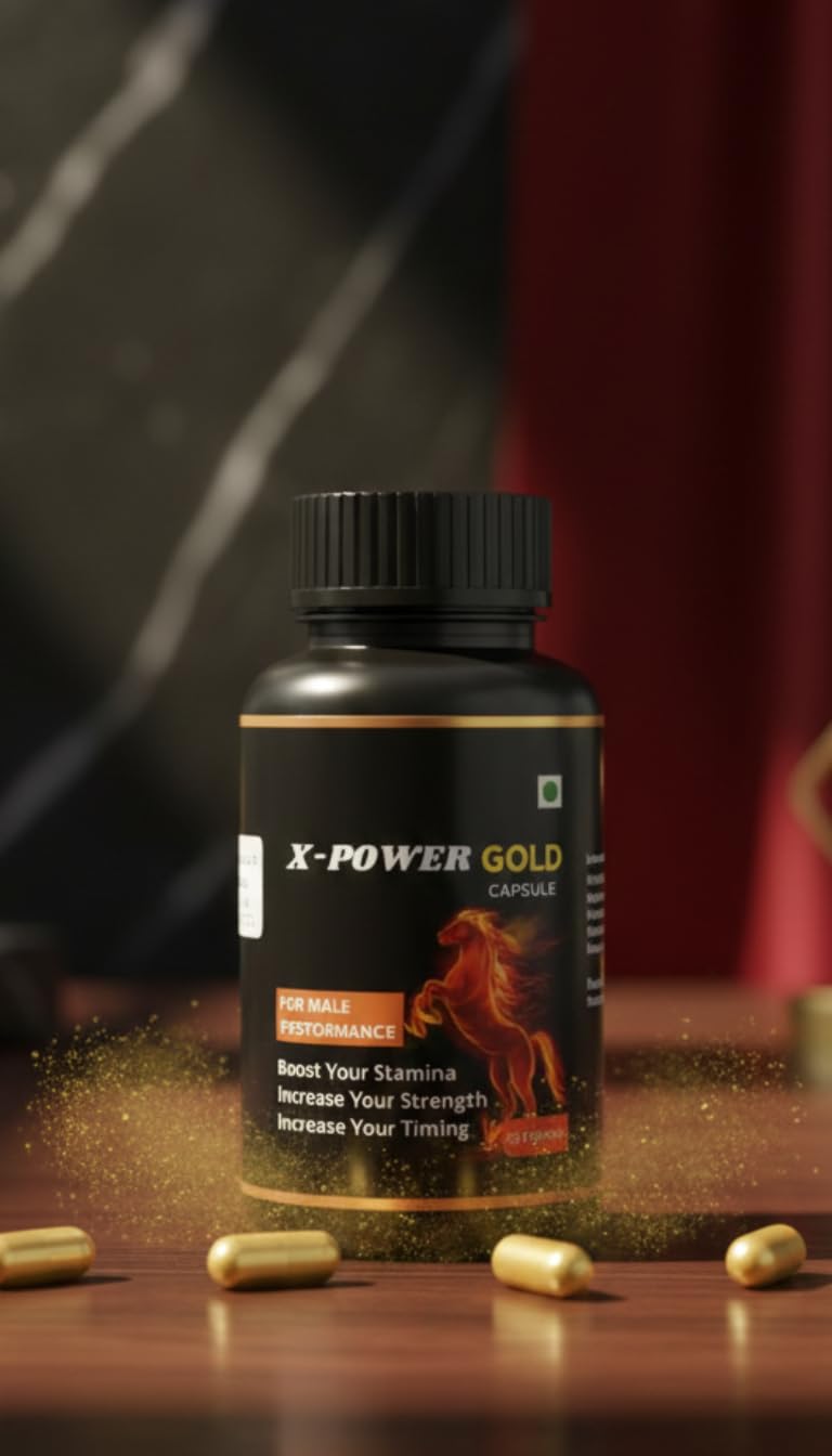 X-Power Gold Capsules for Men 100% FULL PERFORMENCE — Amazon image 3