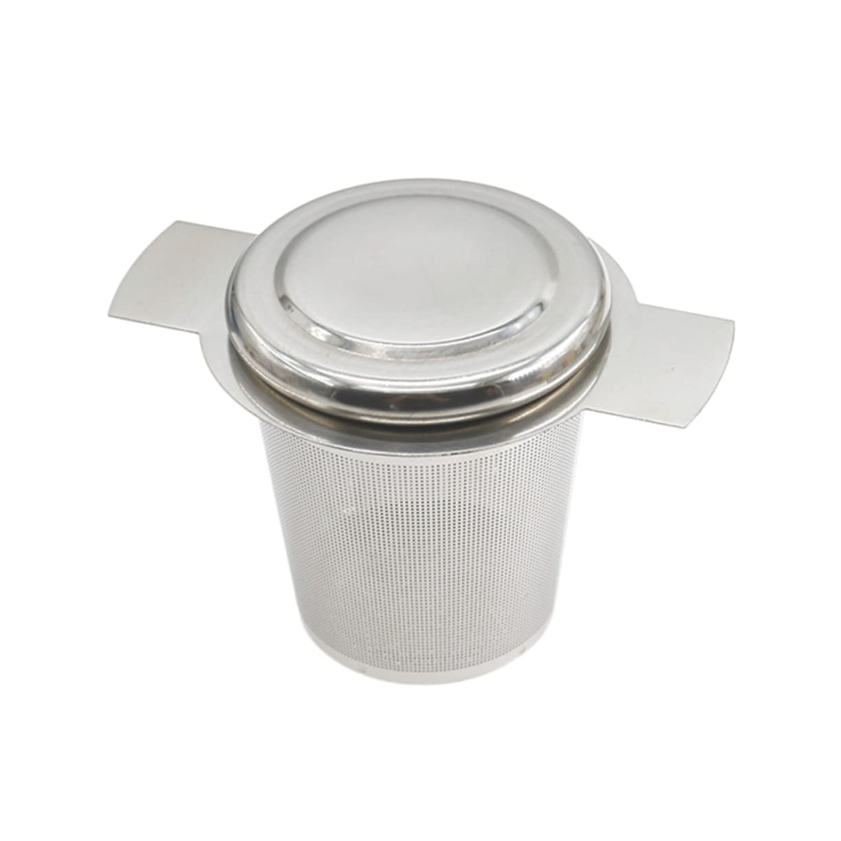 MAGICLULU 1pc Stainless Steel Tea Infuser Fine Mesh Filter for Loose Leaf Tea Height Strainer for Teapots Mugs Cups Silver Easy to Clean