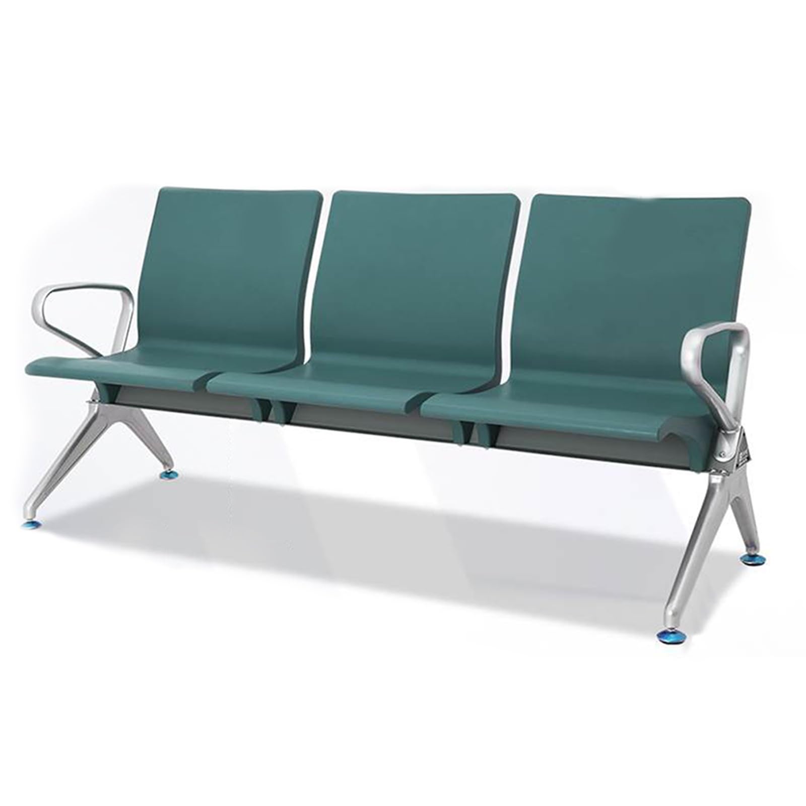 SaryEdge 3-Seat Reception Bench with Armrests, Chairs for Office, Airport, Bank, School - Comfortable Guest Seating Solution,