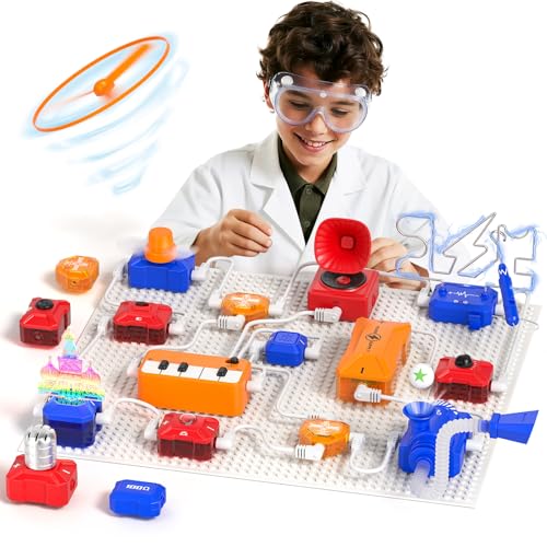 ACIKETO Science Kits for Kids Electronics Exploration Kit with 671+ Circuit Projects, Physics Experiments Circuit Board STEM Educational Toy for Boys Girls Ages 3 4 5 6 7 8 9 10 11 12+
