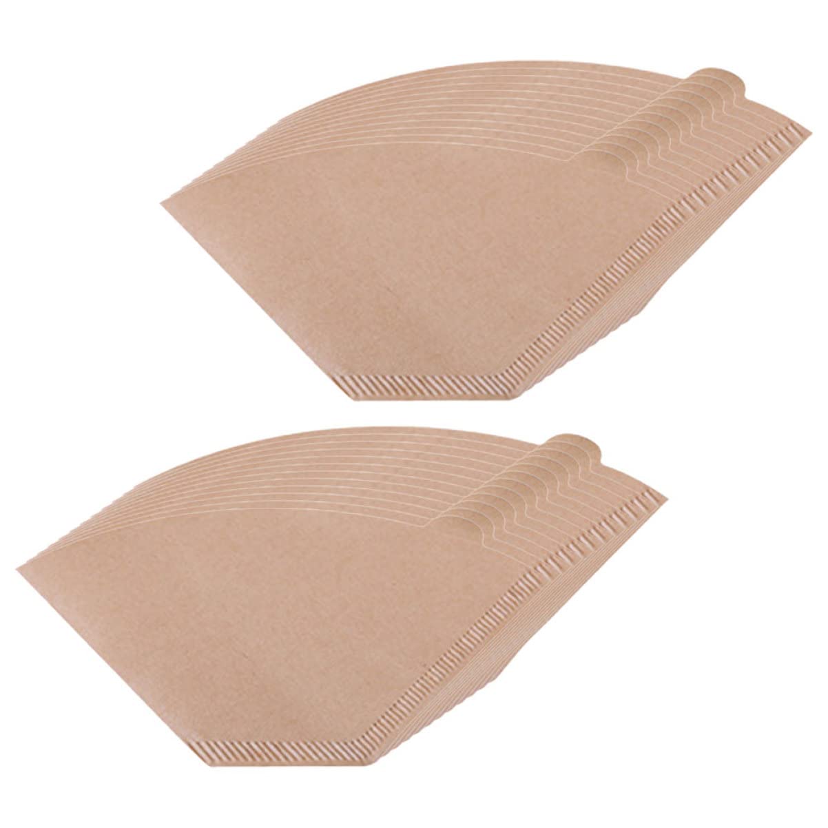 Mipcase 100Pcs Espresso Filter Papers Natural Unbleached Coffee Filters for Drip Machines Smooth Texture Compatible with Filter Cups Coffee Lovers