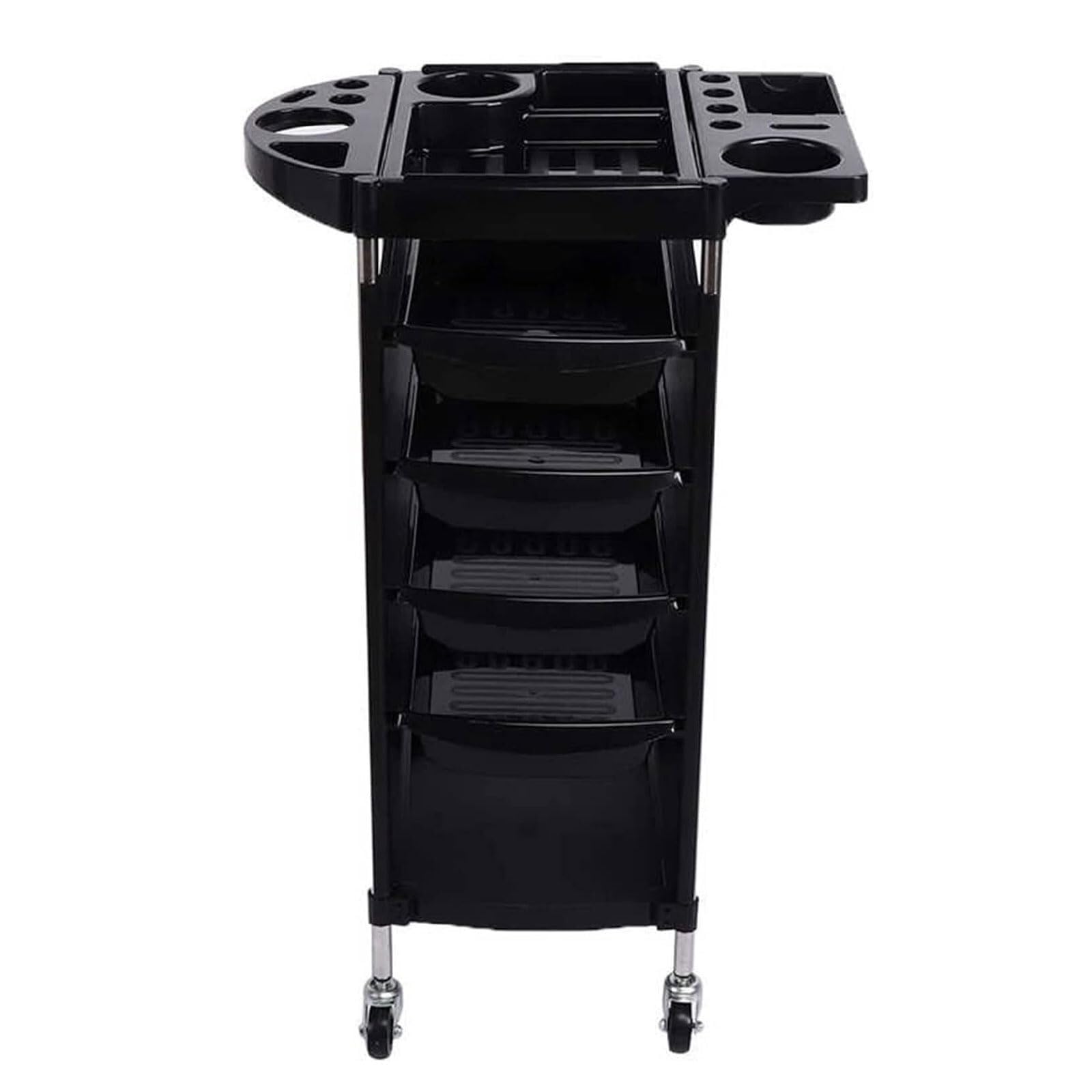 Carrito de 6 niveles para esteticista con ruedas giratorias, bandeja de tatuajes, peluquería, carrito de almacenamiento de belleza para clínica, spa