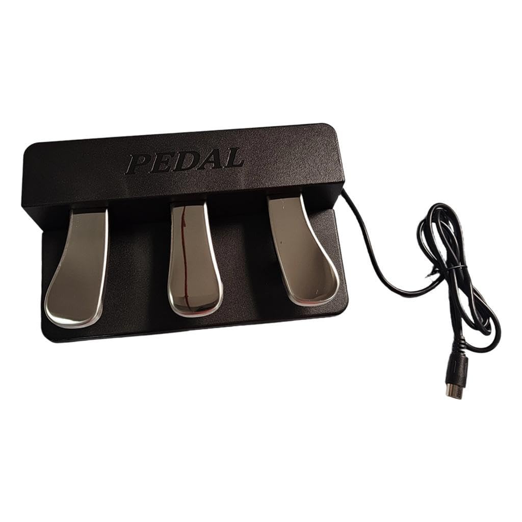 3 Unità di ricambio per pedaliera portatile professionale Accessori per strumenti musicali per pianoforti elettrici Tastiere