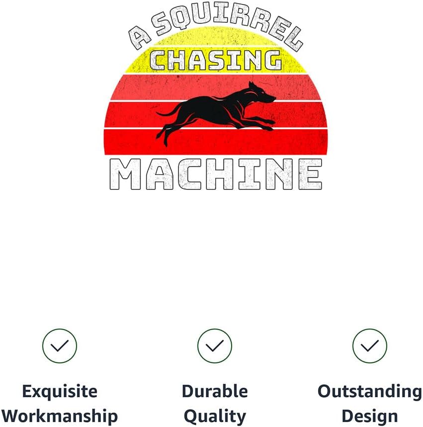 A Squirrel Chasing Machine Dog Hoodie with Pocket - Squirrel Gifts - Gifts for Pets - Black, S