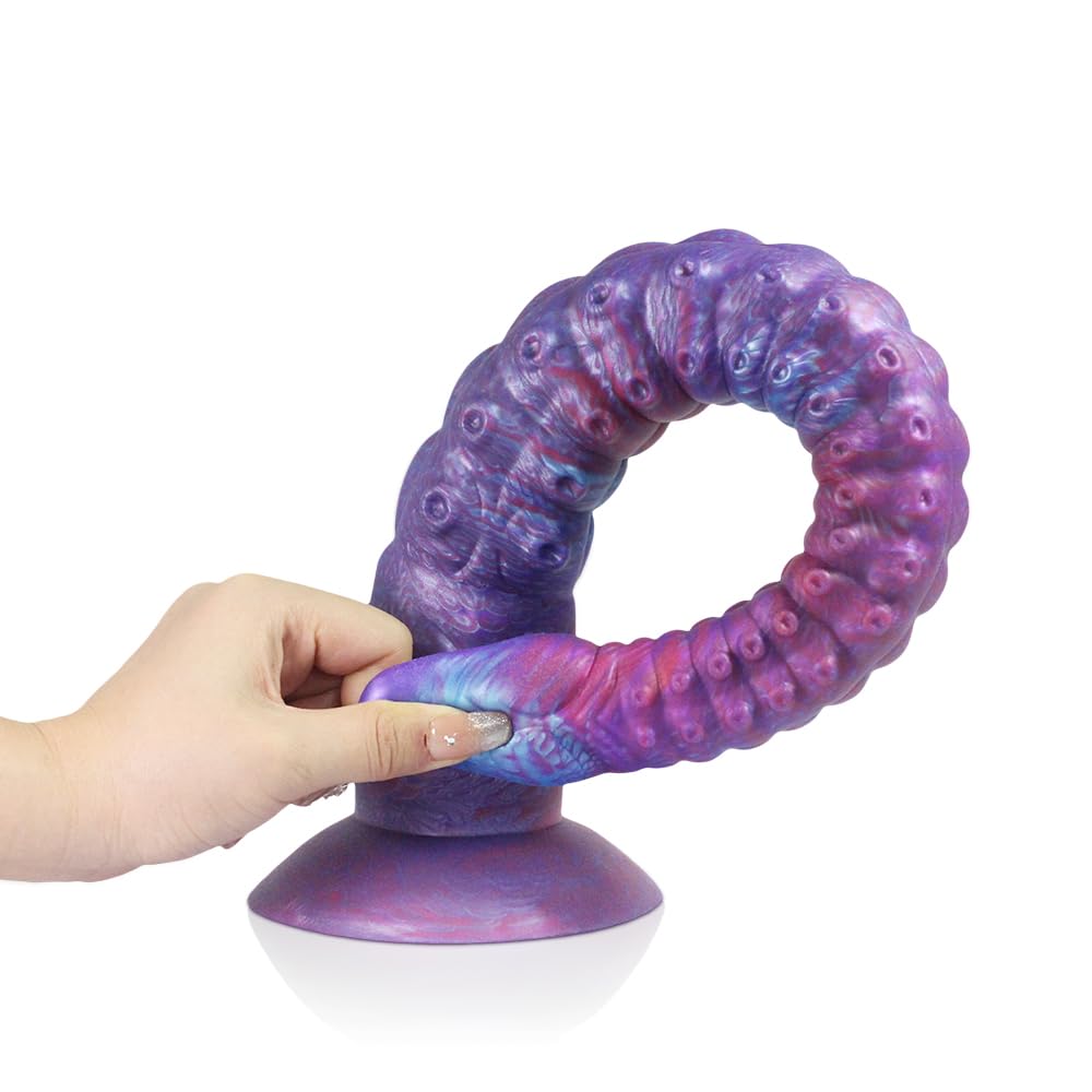 Gienocy 22in ilicone Super Long Tentacle Anal Dildo Butt Plug Strong Suction Cup Realistic Monster Octopus Dildos Anal Vaginal Prostate Massage G-Spot Sex Toys for Beginner Advanced Men Women (S): L
