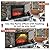 GLACER 28.5'' Electric Fireplace Insert, Recessed & Freestanding with Adjustable Flame Color Timer, Indoor Heater w/Remote Control (750W/1500W) Black…
