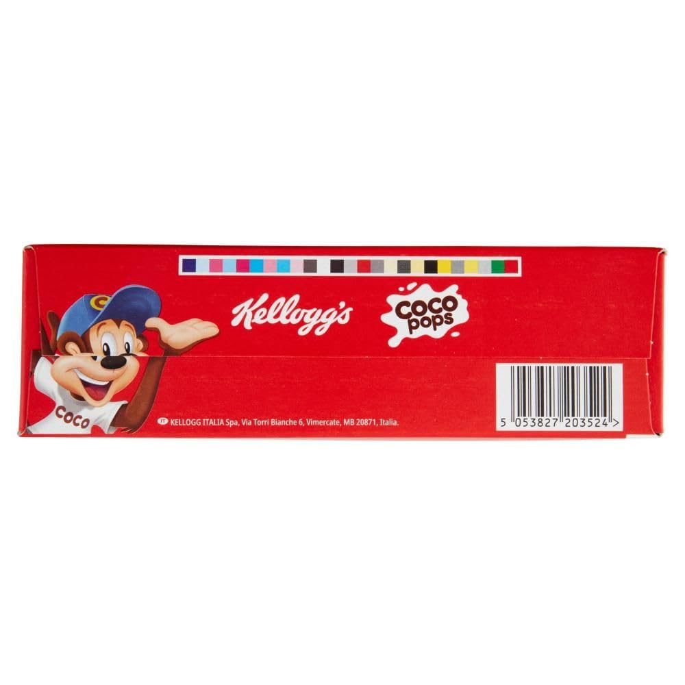 Coco Pops Palline cereali knuspriges Schokomüsli 12 x 365g | Al gusto cacao, mit Milch oder Joghurt, colazione dolce für Kinder und Familie, Gesamtnettogewicht 4,38 kg