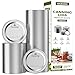 156pcs Canning Lids Regular Mouth, 70mm Mason Jar Lids Regular, Reusable Leak Proof Split-type Lids, Food Grade Material (Silver)
