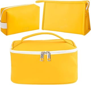 FITINI Bolsa de maquillaje de 3 piezas para m...