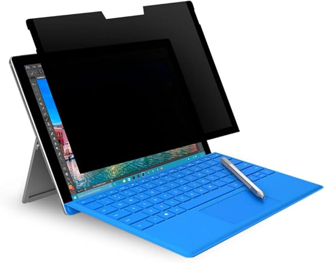SenseAGE Magnetic Surface Pro Privacy Screen, Privacy Filter, Screen Protector, Anti-Glare and Blue Light Filter for Easy On/Off, Compatible with Microsoft Surface Pro 4/5/6/7, 12.3 inch