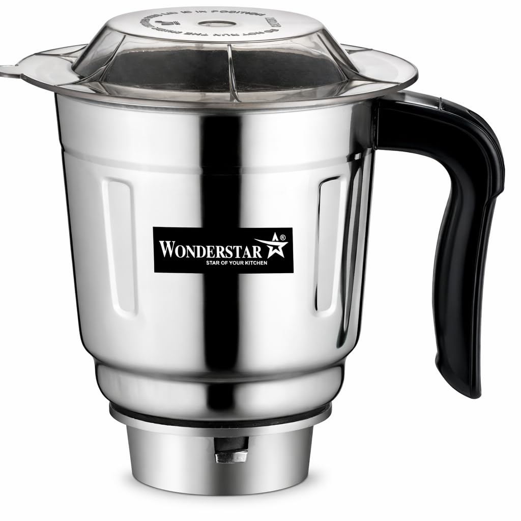WONDER STAR DRY JAR SUMEET 1000ML CAPACITY FOR MIXER GRINDERS COMPATIBLE FOR ALL LOCAL MIXERS-picture-31