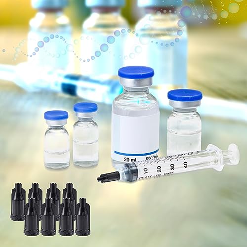 Image of Gejoy 350 Pcs Syringe Caps Dispensing Needle Black Syringe Tip Caps | Protect Needle Tips from Clogging, for Craft Glue Dispensing and Industrial Work, Reusable Covers Keep Syringes Clean