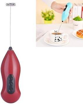 Pilli Süt Köpürtücü – Cappuccino ve Latte için Kahve Köpürtücü ve Köpük Yapıcı Çırpıcı