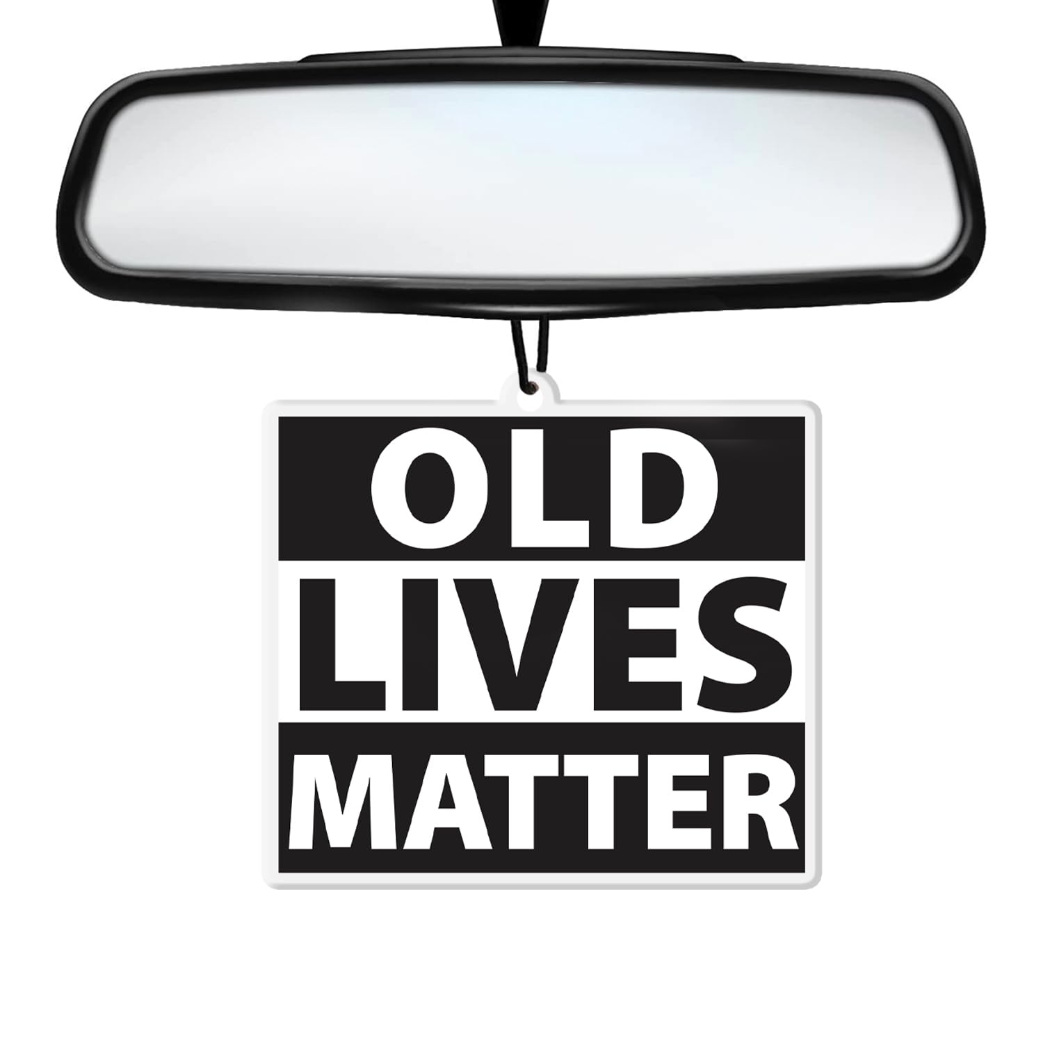 Old Lives Matter Funny Car Air Freshener Old Age Joke Gifts For Men Gift Ideas For Elderly Woman | Car Accessories Funny Gifts for Men Stocking Fillers Joke Presents Rude Secret Santa Gift