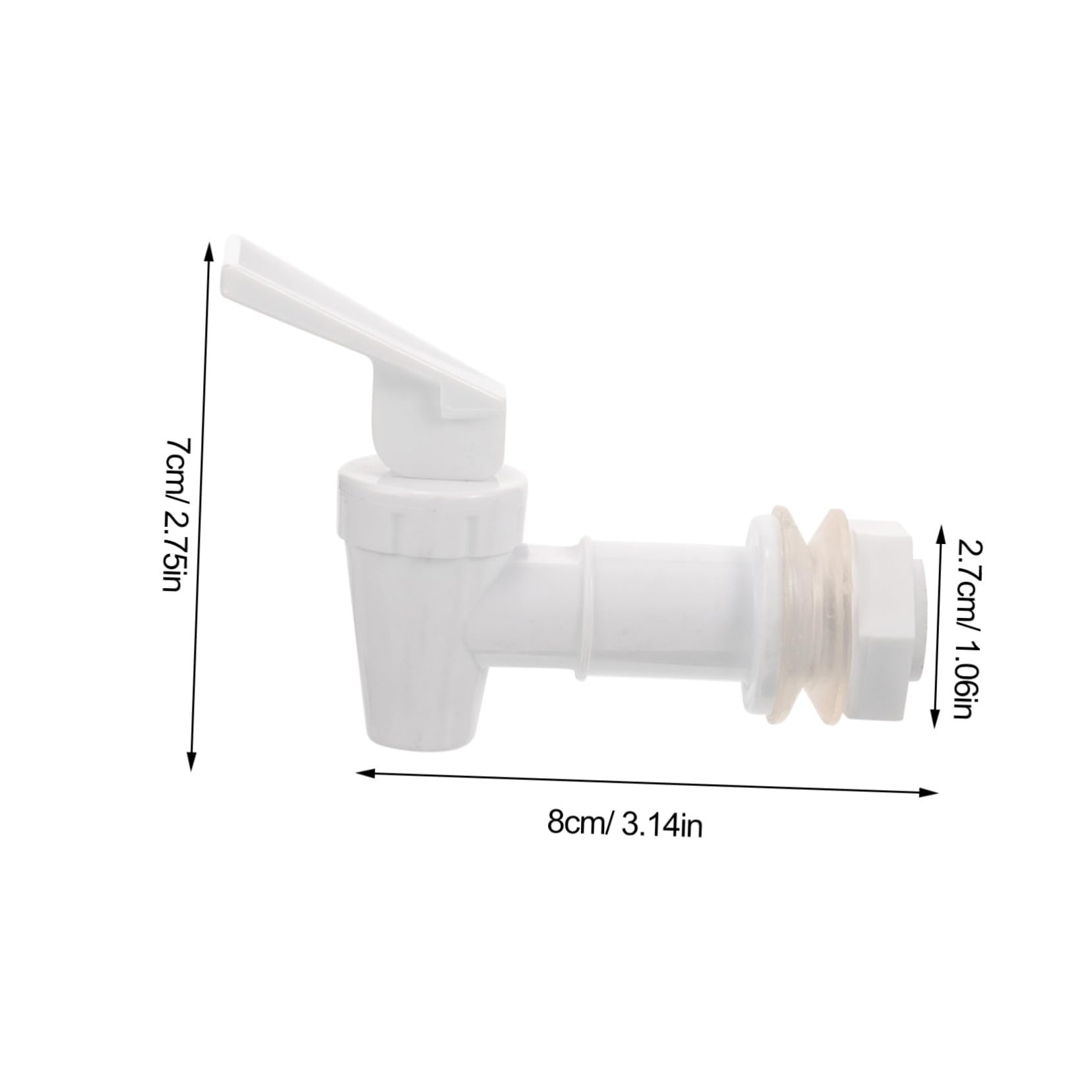 Artibetter 2pezzi Rubinetto Erogatore d Acqua Riutilizzabile Beccuccio Ricambio Per Compatibile Modelli Materiale Robusto Plastico Installazione Semplice Senza Attrezzi