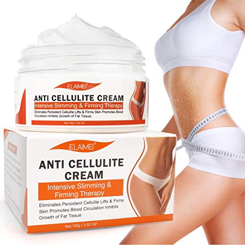 Anti Cellulite Cream, Slimming Cream for Tummy, Abdomen, Belly and Waist - Firming Cream - Hot Cream for Weight Loss, Body Fat Burning Massage Gel - 100g