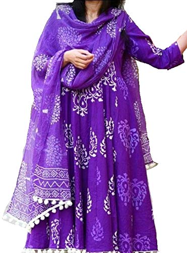 Salwar Suit (Purple,40)