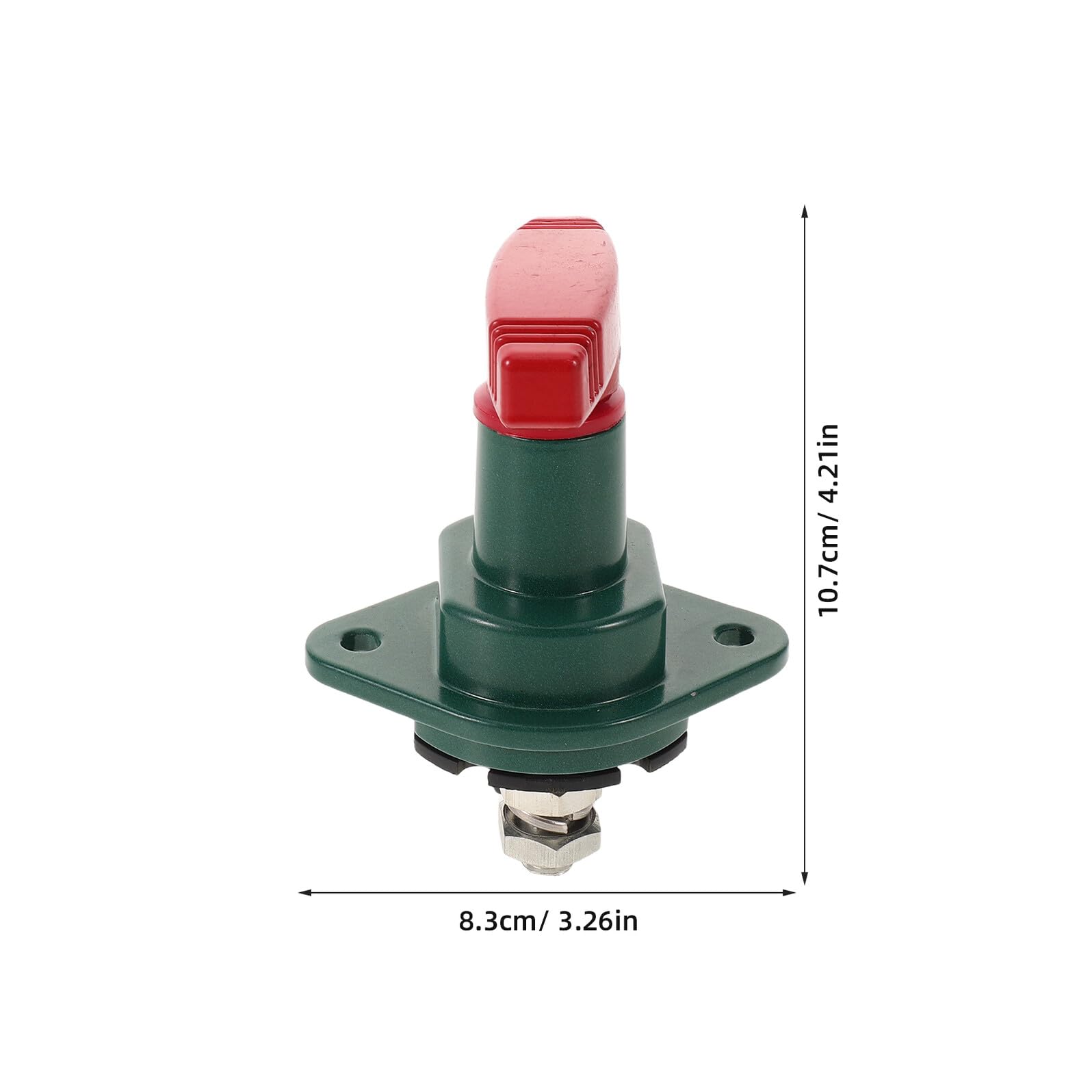 Interruttore di Disconnessione Batteria 12-24v 300a per Auto Camper Barca, Dispositivo Elettrico di Interruzione Alimentazione Protezione Emergenza e Resistenza Anticorrosione
