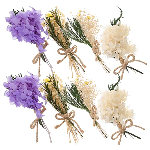 Mini ramos de flores secas para decoración y bodas miniatura 1
