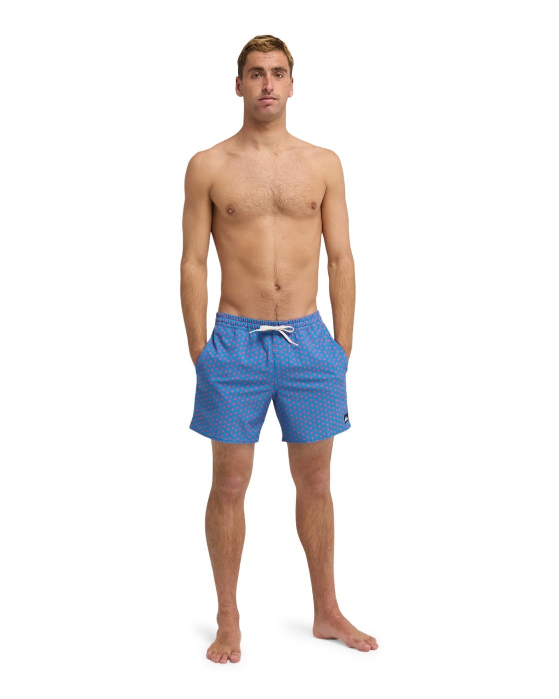 Quiksilver Stretch Printed Volley 16" - Short de Natación - Hombre - Azul.