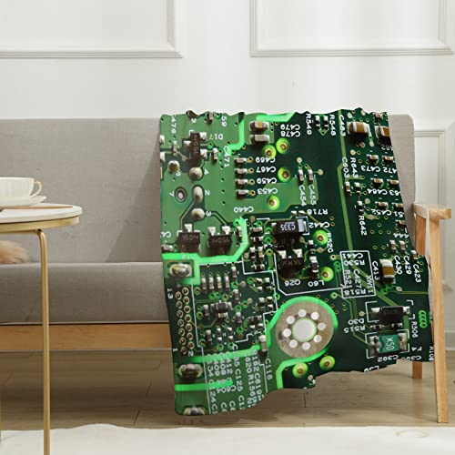 PUREFLY Micro Fleece Blanket 40"x50" for Bed & Couch