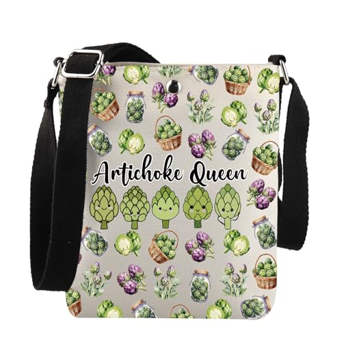 Artichoke Nature Lover Gift Artichoke Queen Crossbody Bag Vegetarian Gifts