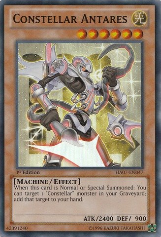 Amazon.com: YU-GI-OH! - Constellar Antares (HA07-EN047) - Hidden