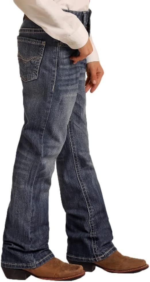 Rock & Roll Denim n Boys Dark Vintage Jean - Image 2
