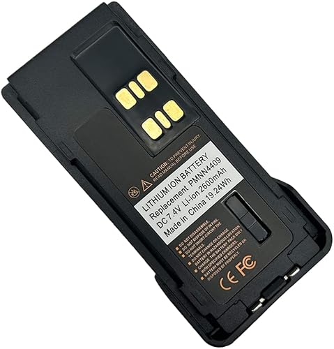 Miniatura 7 de Amasu PMNN4409 PMNN4409AR PMNN4448 - Batería de iones de litio de 2600 mAh con clip de cinturón compatible con XPR7350 XPR7580 XPR7550 XPR3300