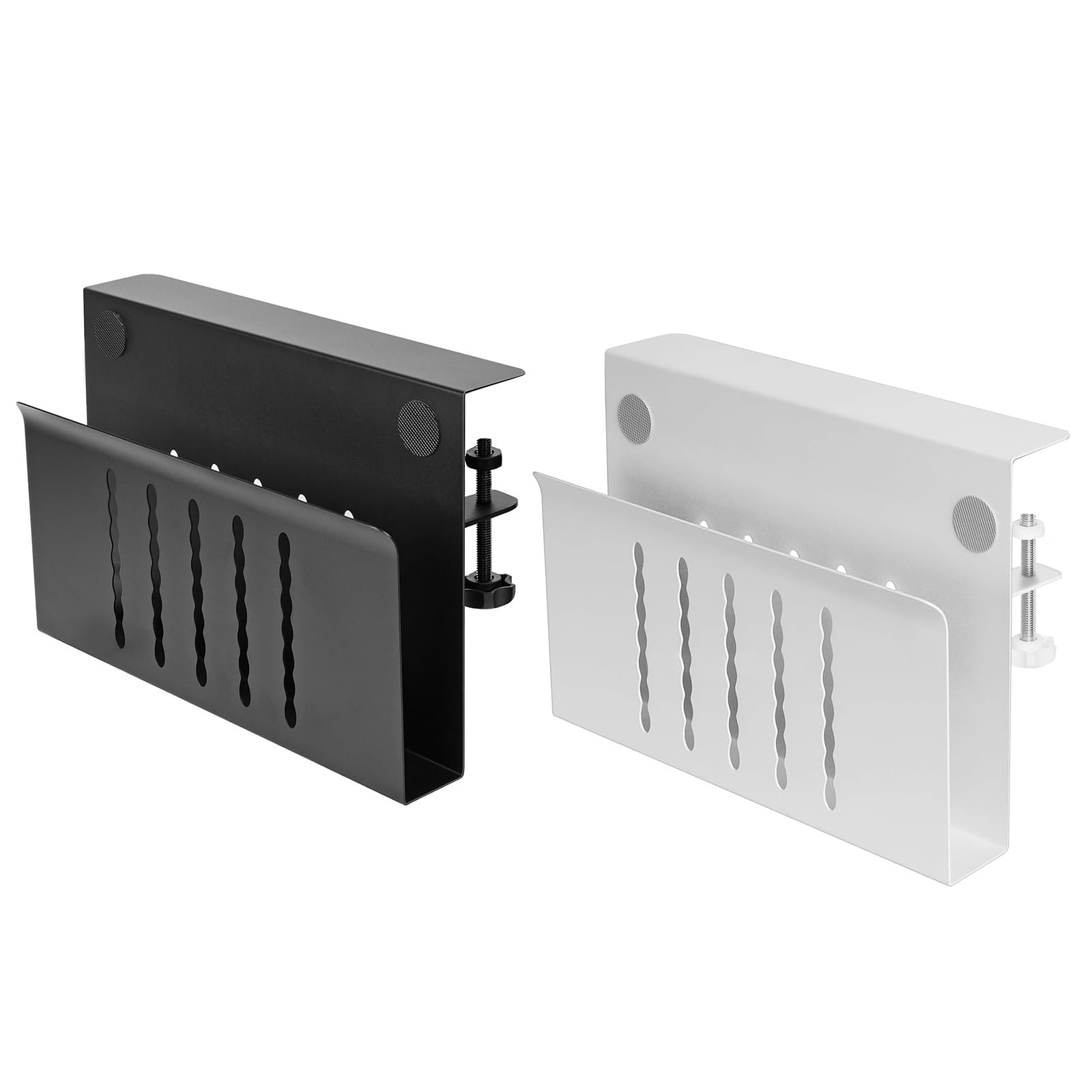 Rialzi ergonomici per laptop, nero | Notebook in alluminio leggero con disegni di raffreddamento per l'organizzazione di comfort della scrivania