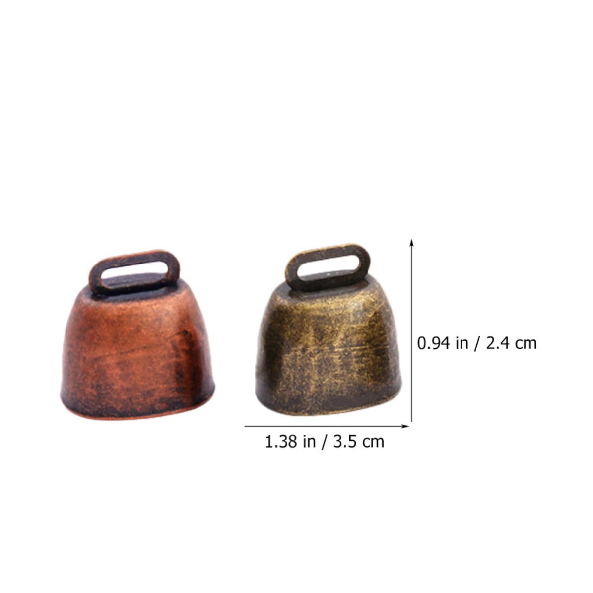 Toddmomy 5 Sets Metallglocke für Pferde und Schafe, Laute Weide Anti