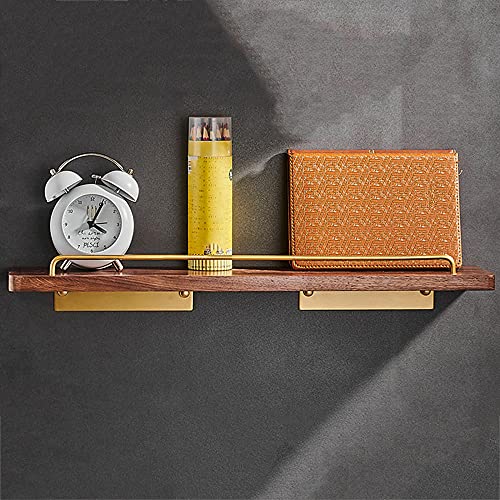 Cesta de Ducha Estantes de Ducha de Madera Sin perforación Cesta de Ducha Adhesivo antioxidante montado en la Pared para baño cocina-60cm