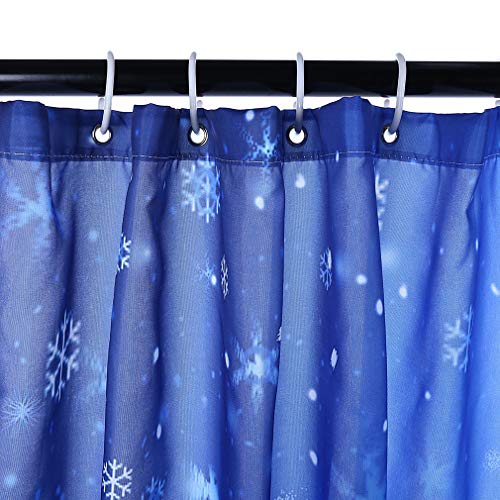fashionbeautybuy Cortina de ducha de poliéster impermeable a prueba de moho, 180 x 180 cm, para baño, duchas, bañeras, regalos para hombres y mujeres, decoración del hogar, hotel, decoración del baño Cover