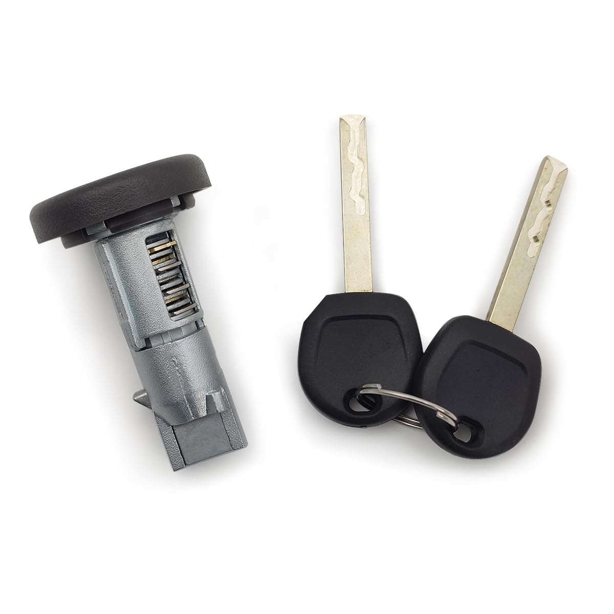 LXROAR01 Ignition Lock Cylinder with Keys Compatible with Chevy Silverado 1500 2500 3500 Tahoe Suburban GMC Sierra Savana Yukon 2014-2019, Ignition