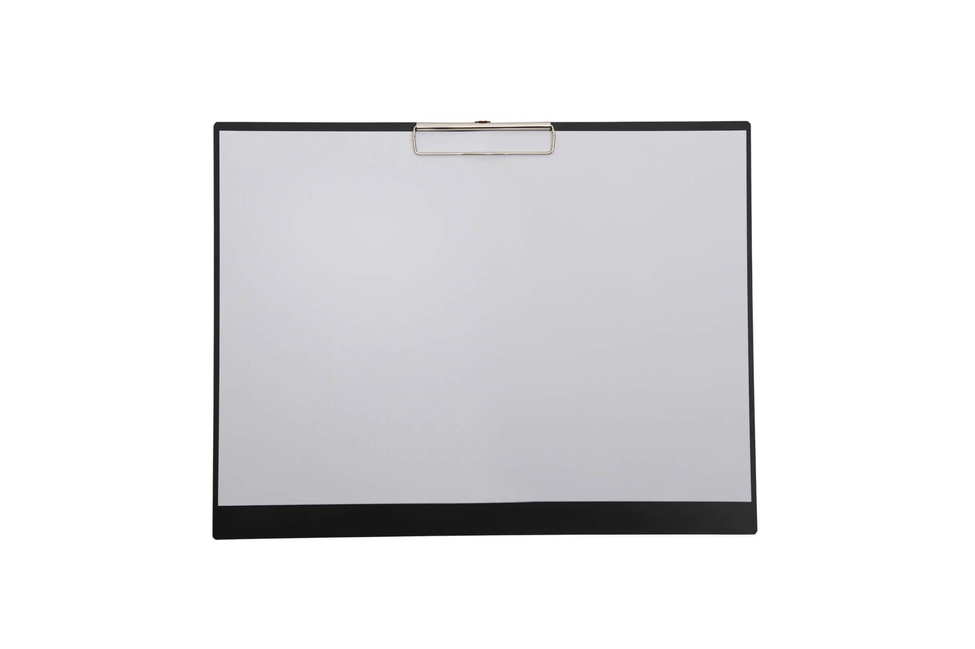 Writing Board A3 Landscape Plastic 43 x 33 x 1.5 cm Clamp Width 0.8 cm Black 2340290, Schwarz - Image 3