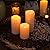 Homemory 8" x 4" Large Waterproof Outdoor Flameless Candles with Remote Control and Timer, Battery Operated Flickering LED Pillar Candles for Indoor Outdoor Lanterns, Porch, Long Lasting, Set of 2