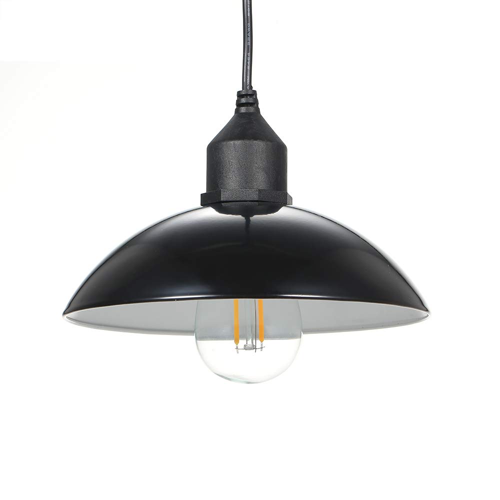 Lixada Lampada a Sospensione a Energia Alimentato ad Energia Solare IP65 Impermeabile E27 Luce Sensibile per Il Giardino Terrazza Balcone Paesaggio