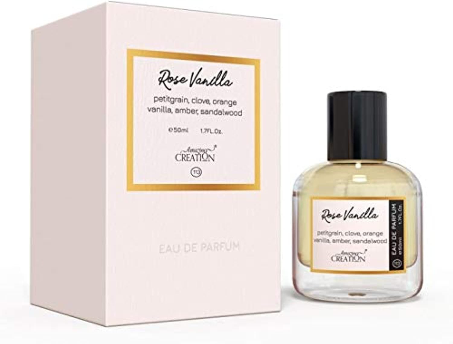 Amazing Creation Rose Vanilla - Perfume For Unisex - EDP 50ml