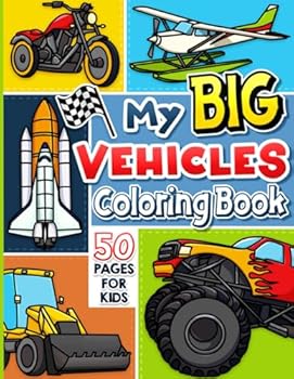 Paperback Vehicles Coloring Book for Kids Book