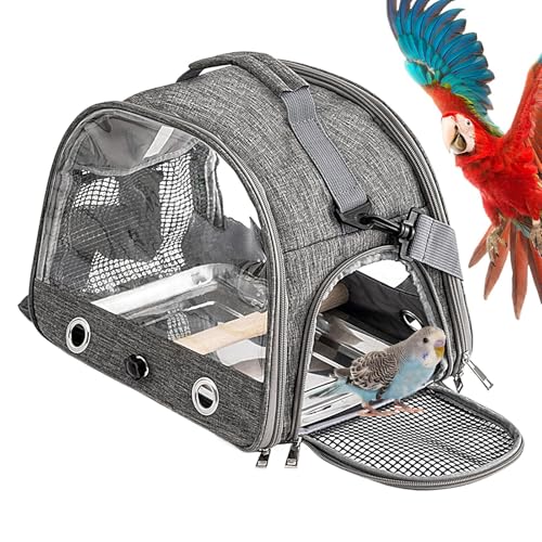 Jaulas de Viaje para Loros, Portador de Viajes de pájaros pequeños, Bird Carry Transportbag | Mochila portátil, Accesorios portátiles para Mascotas para visitar Compras de Veterinarios y Aventuras al