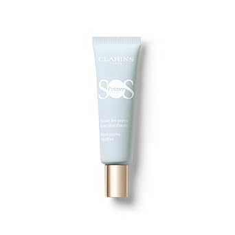 Clarins SOS Make-up Primer | Color Correcting | 24H Hydration* |Hydrating Primer | Blurs Imperfections, Boosts Radiance, and Preps Skin | All Skin Types | 1.0 Ounce