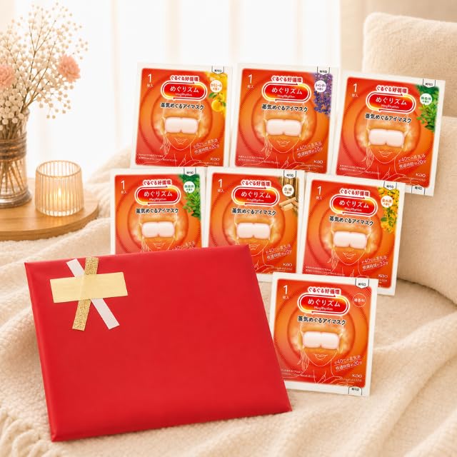 Amazon.co.jp: めぐりズム 7種 ギフト プレゼント ラッピング済 蒸気で